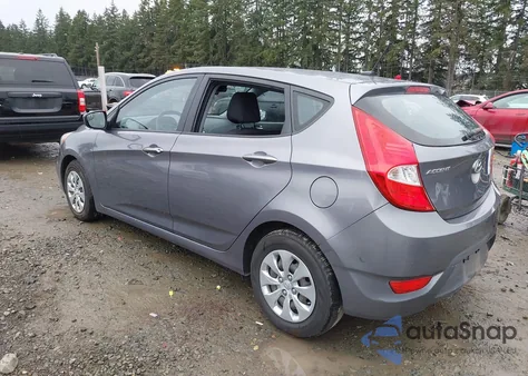 2015 Hyundai Accent Gs из США, поврежденный, VIN KMHCT5AE5FU233249